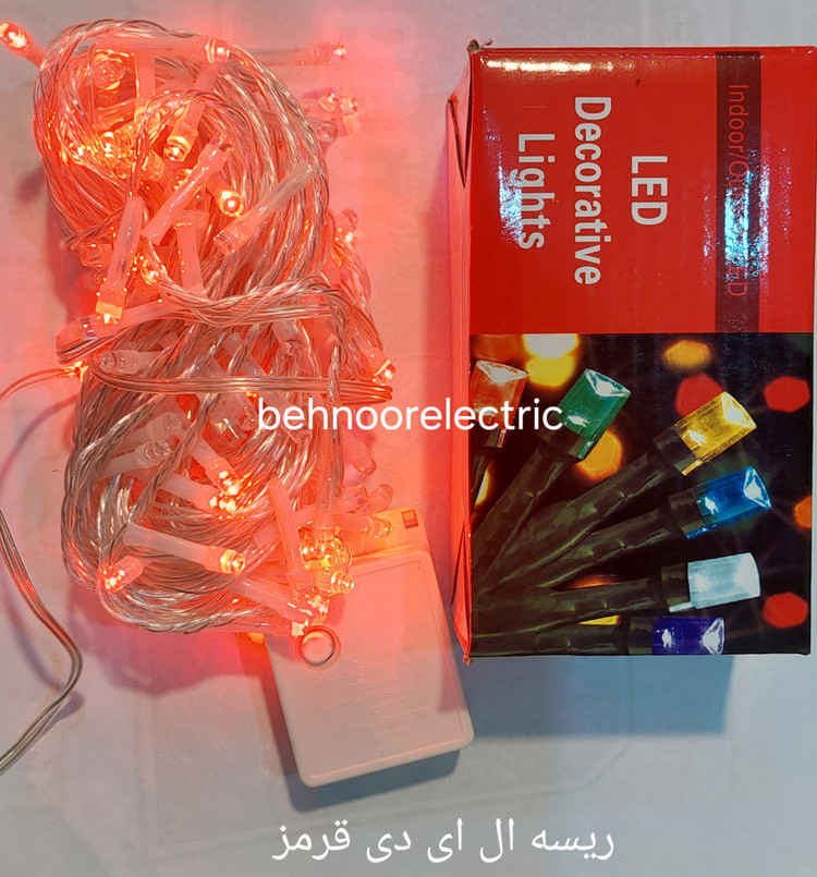 ریسه ال ای دی سوزنی قرمز